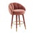 Myla Salmon Swivel Counter Stool For Sale - Image 9 of 9