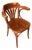 Flame Oak Fanback Armchairs from Sellaton, 1980s, Set of 8 For Sale