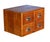 Antique Arts & Crafts Oak Yawman & Erbe Four Drawer Wood File Cabinet For Sale - Image 4 of 12