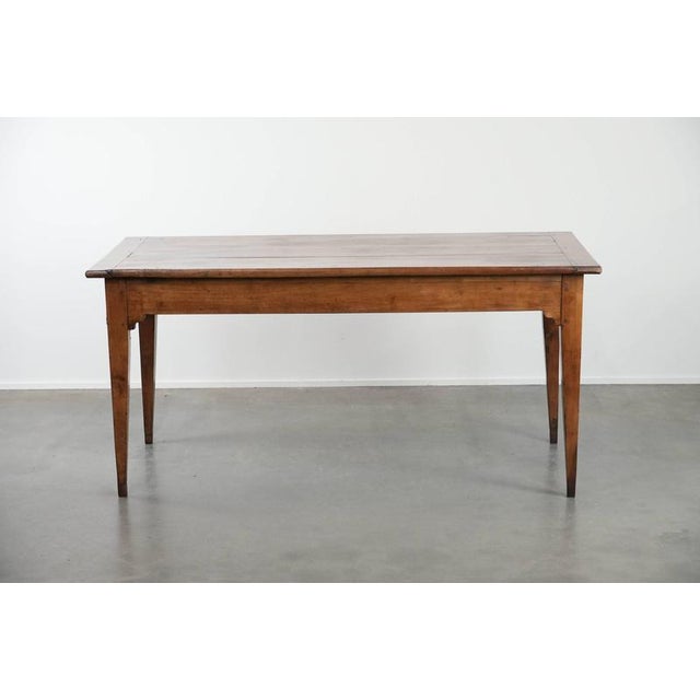 Antique French Dining Table in Fruitwood For Sale - Image 5 of 18