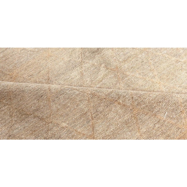 Abstract Modern Soho Gold Wool Rug by Doris Leslie Blau For Sale In New York - Image 6 of 6