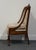 Mid 20th Century Vintage Antique Solid Mahogany Gothic Revival Jacobean Upholstered Arm Chair For Sale - Image 5 of 10