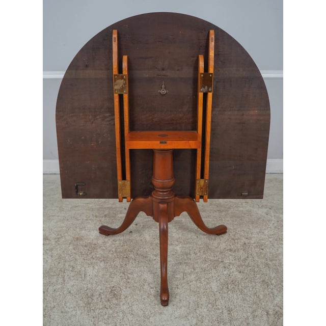 Eldred Wheeler Cherry Bench Made Dining Room Table For Sale - Image 12 of 12