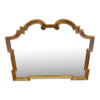 Large Gold Gilt LaBarge for Ethan Allen Italian Wall Mirror For Sale