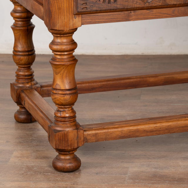 Early 20th Century Console Table With Three Drawers, Portugal For Sale - Image 12 of 15