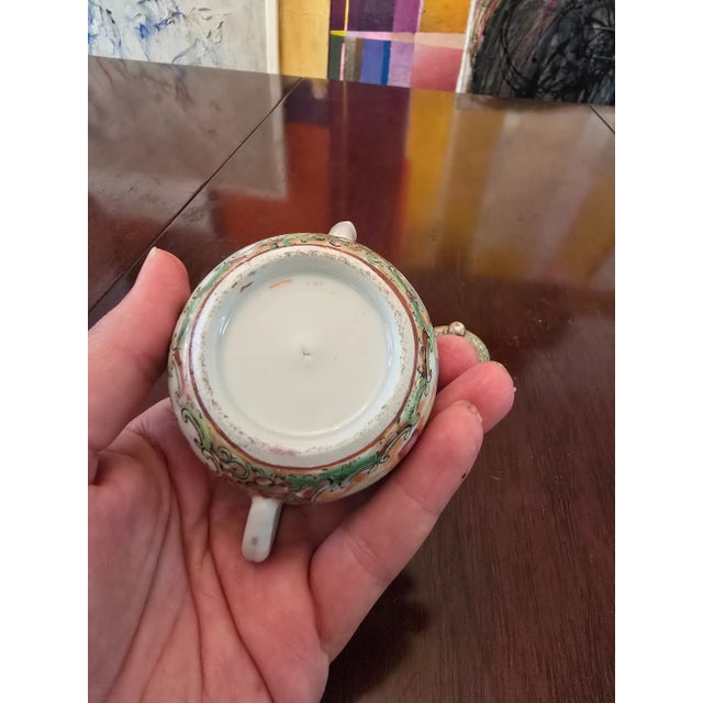 Antique Chinese Porcelain Miniature Tea Pot For Sale In Boston - Image 6 of 8