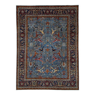 Oriental Handmade Rug 8'10" x 12' #17783 For Sale