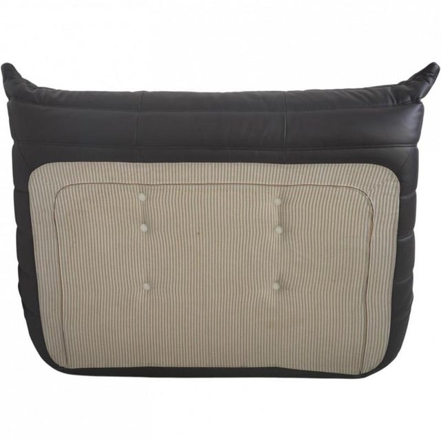 Brown Togo Two-Seater Sofa in Dark Brown Leather by Michel Ducaroy, 1990s For Sale - Image 8 of 9