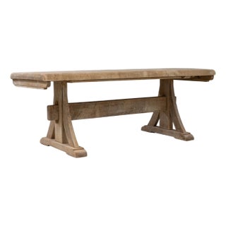 20th Century French Oak Dining Table For Sale