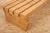 Wooden Bench with Legs and Slats in Oak, 1970s For Sale - Image 3 of 14