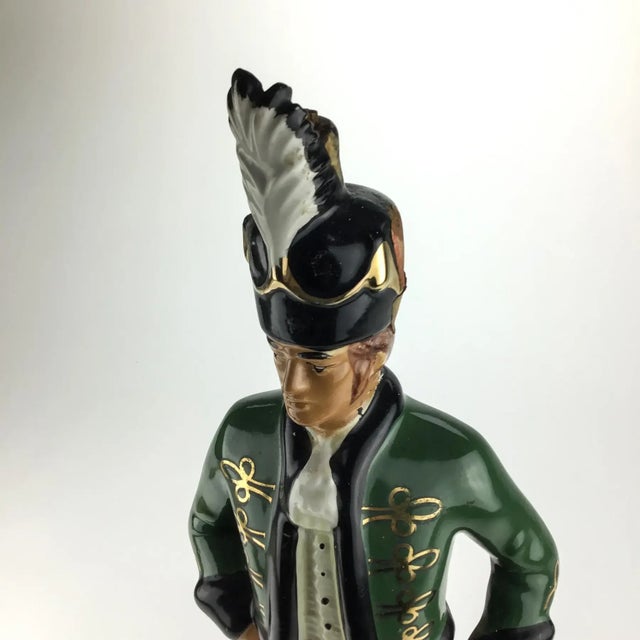 Ceramic Coronetti Italian Royal Soldier Irish Mist Liqueur Decanter For Sale - Image 7 of 12