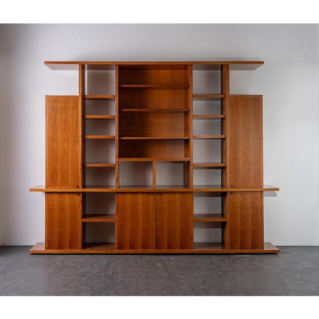 Vintage Italian Modern Walnut Bookcase, 1960s For Sale - Image 12 of 12