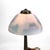 Arts & Crafts Pittsburg School Reverse Painted Landscape Table Lamp C1920 For Sale - Image 9 of 14