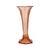 Pink Art Deco vase made by Val Saint Lambert; the model is named "Americain" and comes from the Luxval series (as shown in...