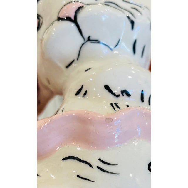 1939 Easter Ceramic: "Glamour Bunny" Planter by Twin Winton For Sale - Image 10 of 11