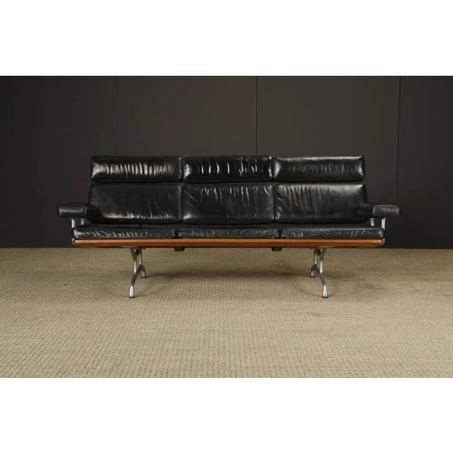 Eames Eames Three-Seat Sofa by Ray and Charles Eames for Herman Miller, Signed For Sale - Image 4 of 18