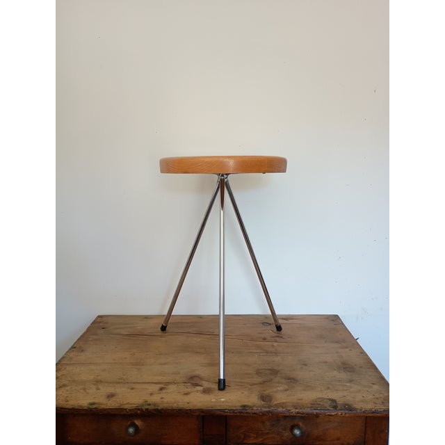 Brown Nuta Stool by Lluis Pau, 1970s For Sale - Image 8 of 8