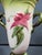 1950s Hull Woodland W-18 Chartreuse & Pink Hi-Gloss Art Pottery Vase For Sale - Image 9 of 14