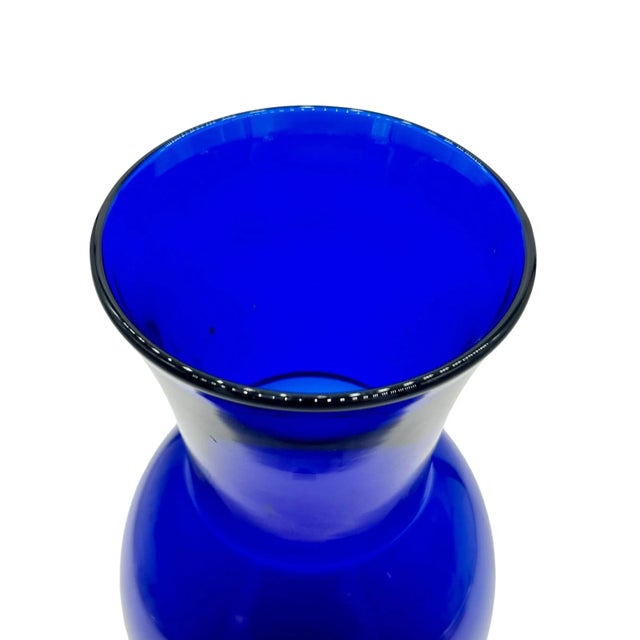 1960s 1960s Royal Copenhagen/Holmegaard Danish Two-Tone Vintage Crystal Vase For Sale - Image 5 of 10