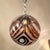 Portuguese Art Deco Globe Pendant Light by Marinha Grande, 1960s For Sale - Image 6 of 17