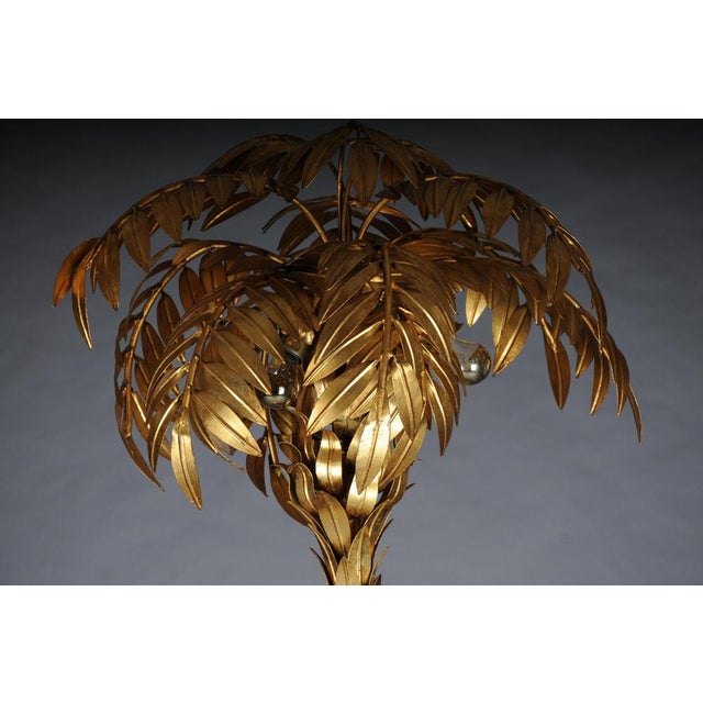 Large Palm Floor Lamp by Hans Kögl For Sale - Image 3 of 15