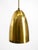 1950s Mid-Century Modern Brass Height-Adjustable Pendant Lamp, 1950s For Sale - Image 5 of 18