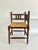 Early 20th Century Vintage Dutch Oak Bobbin Corner Chair For Sale - Image 5 of 10