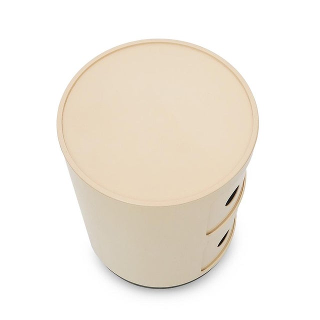 Cream White Modular Storage Unit by Anna Castelli for Kartell, 1970s For Sale - Image 8 of 13