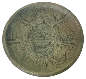 Stoneware Plate, 1960s