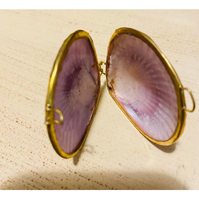 Vintage Clam Shell Trinket Box For Sale In Miami - Image 6 of 8