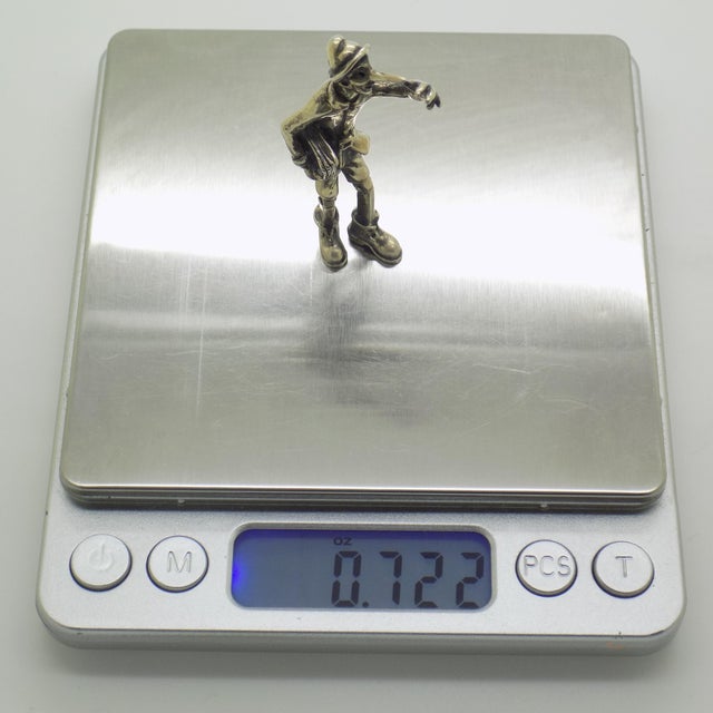 Vintage Italian Handmade 800 Silver Pinocchio Going to School Figurine, Arezzo, 1980s For Sale - Image 10 of 12