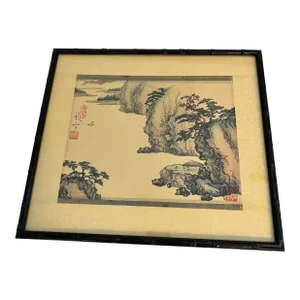 Chinoiserie on Silk Painting