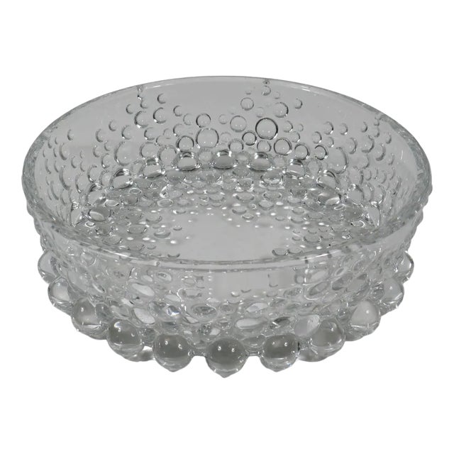 Mid-Century Glass Bowl by Walther Glass, 1970 For Sale
