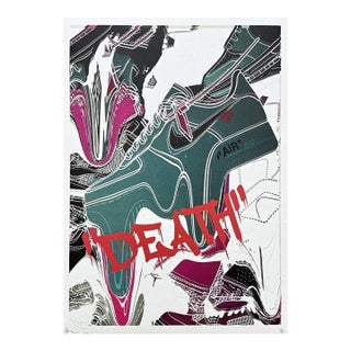 Death Nyc - Green Nike - Limited Edition With Certificate For Sale