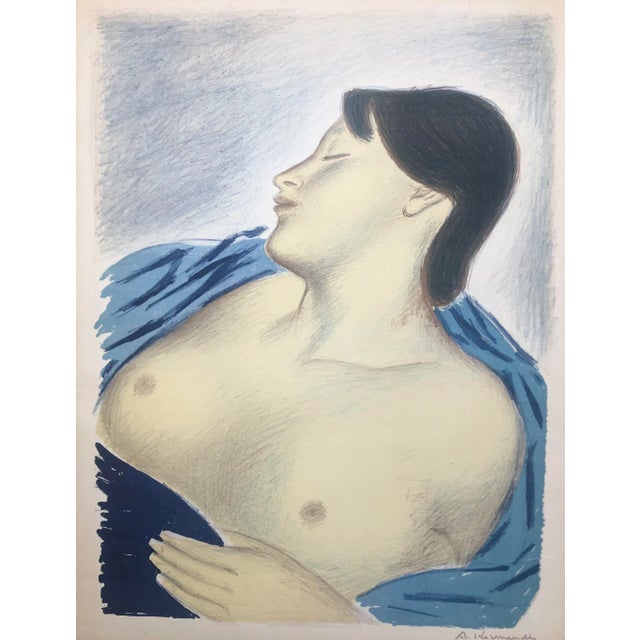 1930s 1938 Andre Kormendi Female Nude Lithograph For Sale - Image 5 of 5