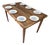 Farmhouse Table in Walnut and Oak, 1940s For Sale