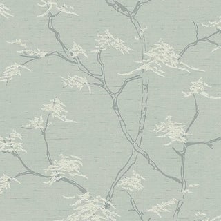 Borastapeter Temple Tree Wallpaper in Mineral For Sale