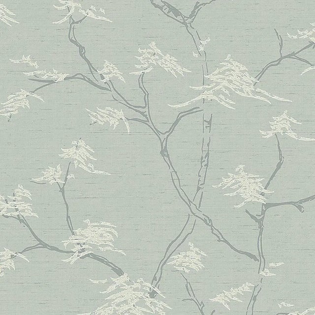 Borastapeter Temple Tree Wallpaper in Mineral For Sale