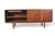 Mid-Century Modern Danish Modern Square Pull Credenza in Teak For Sale - Image 3 of 9