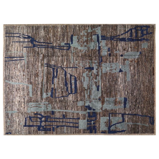 Moroccan Hand-knotted with care using traditional rug-making techniques, this wool rug blends timeless craftsmanship with...