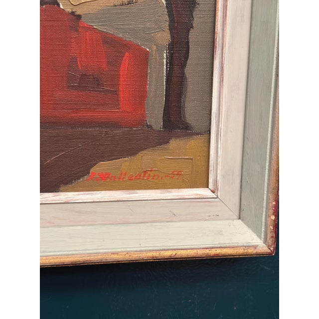 Raymond Wallentin, On the Outskirts of Kalmar, 1959, Oil on Canvas, Framed For Sale - Image 13 of 18