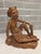 Sienna 1950s Mid-Century Modern Realism Balinese Modernist "Seated Philosopher" Satinwood Sculpture For Sale - Image 8 of 12