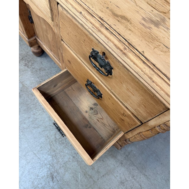 Victorian English 2-Part Buffet For Sale - Image 16 of 18