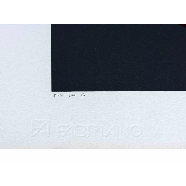 Contemporary Alberto Burri, Silkscreen 5, Screenprint, 1986 For Sale - Image 3 of 4