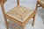 Pair of straw chairs. France, circa 1960 Solid and stable. traces of original glue with small file spaces. Without...