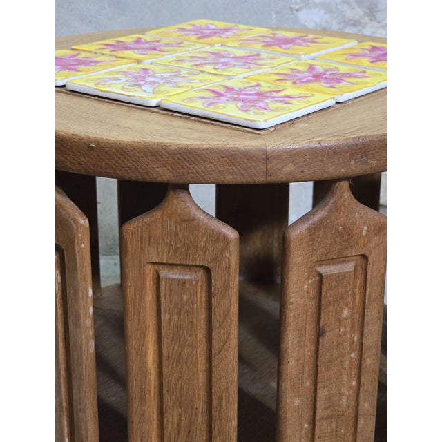 Coffee Table with Storage Compartment attributed to Guillerme and Chambron, 1960 For Sale - Image 6 of 16
