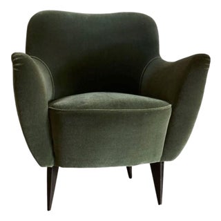 Attributed to Giulia Veronesi Perla Armchair for Isa Bergamo, Italy 1950 For Sale