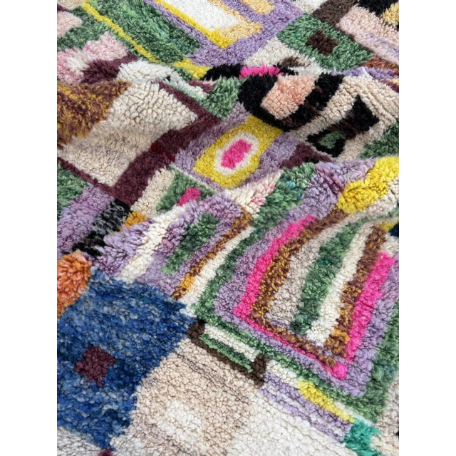 Hand-Knotted Modern Moroccan Rug For Sale - Image 4 of 9