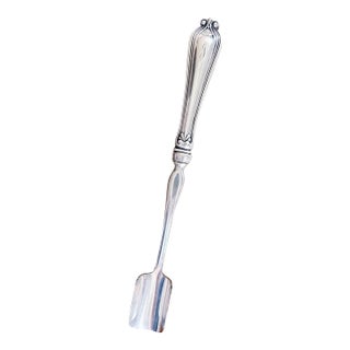 Antique Silver Plated Tiffany & Co Stilton Scoop - J Monogram For Sale