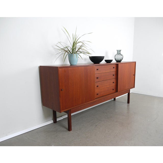 Mid-Century Modern Teak Sideboard, Denmark, 1960s For Sale - Image 3 of 18